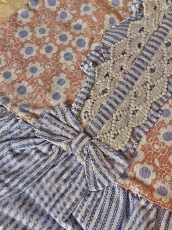 Ensemble bébé robe et culotte à volants - Image 5